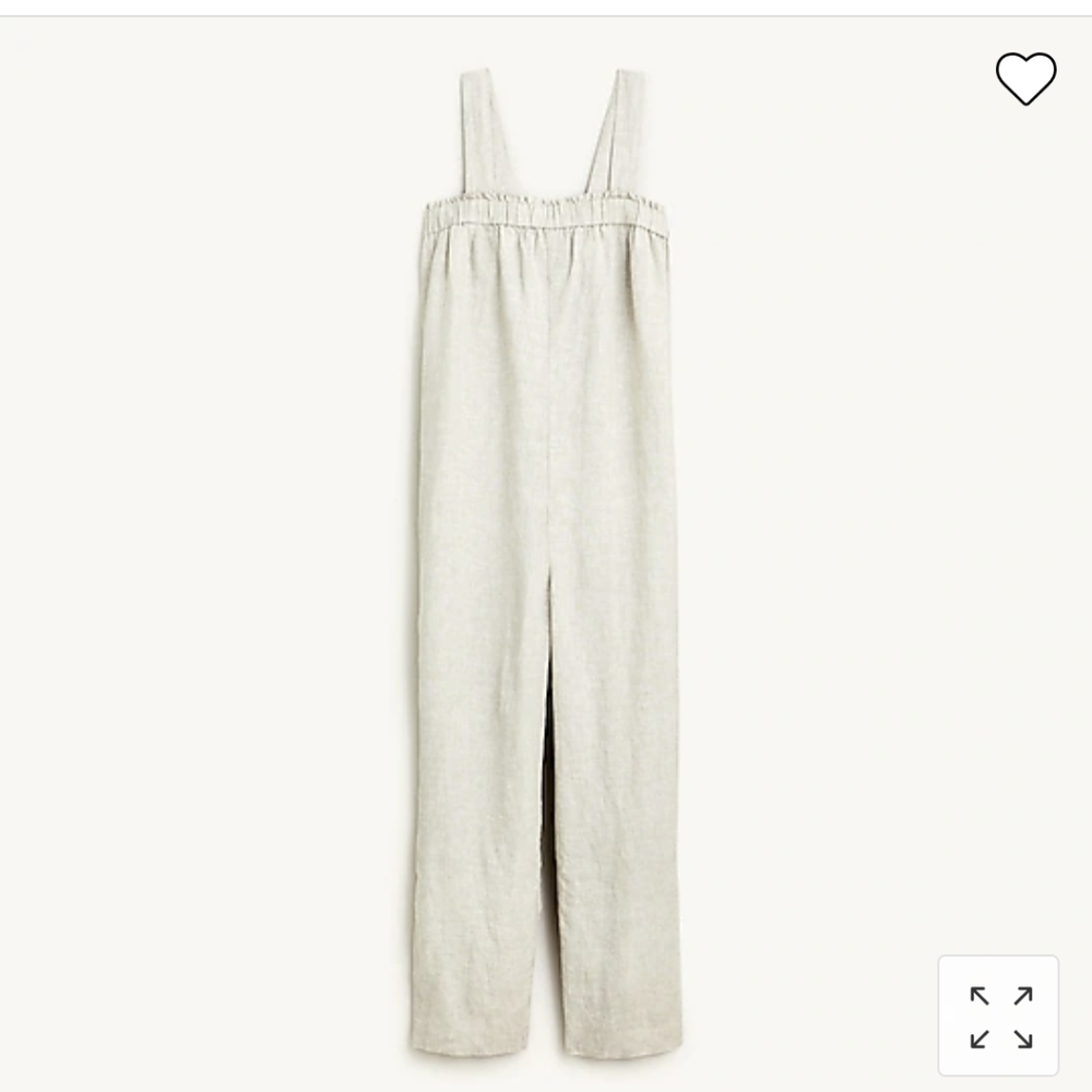 NWT J. Crew relaxed linen jumpsuit